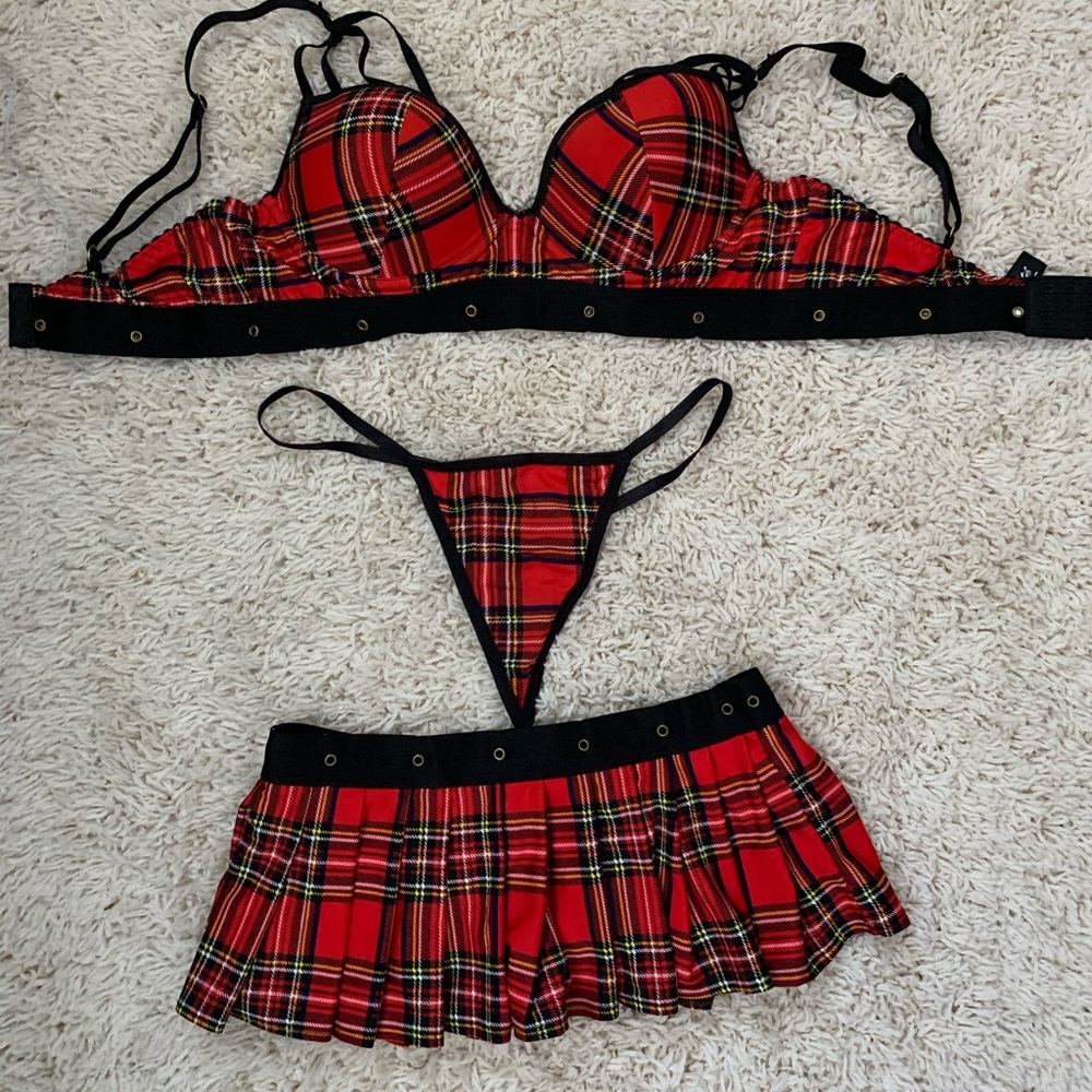 Plaid dance wear